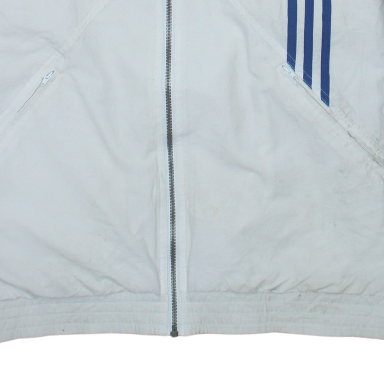 Mens UK Size L adidas White Track Jacket