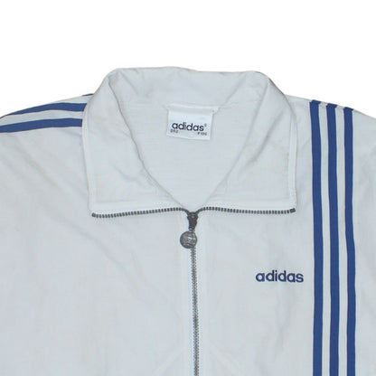 Mens UK Size L adidas White Track Jacket