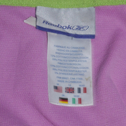 Womens UK Size 12 Reebok Pink Full Zip Hoodie