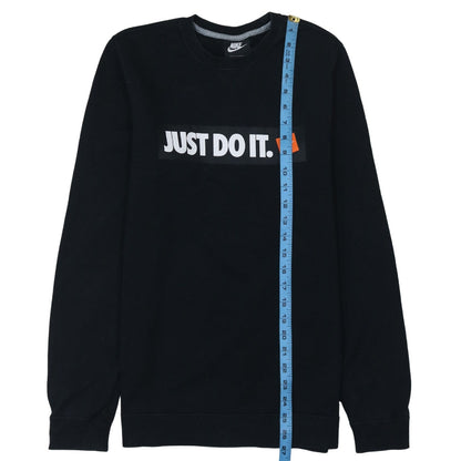 Mens UK Size S Nike Black Pullover Sweatshirt