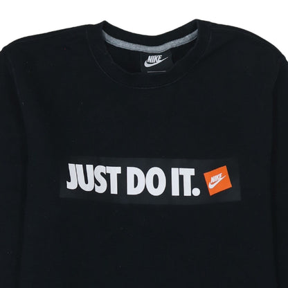 Mens UK Size S Nike Black Pullover Sweatshirt