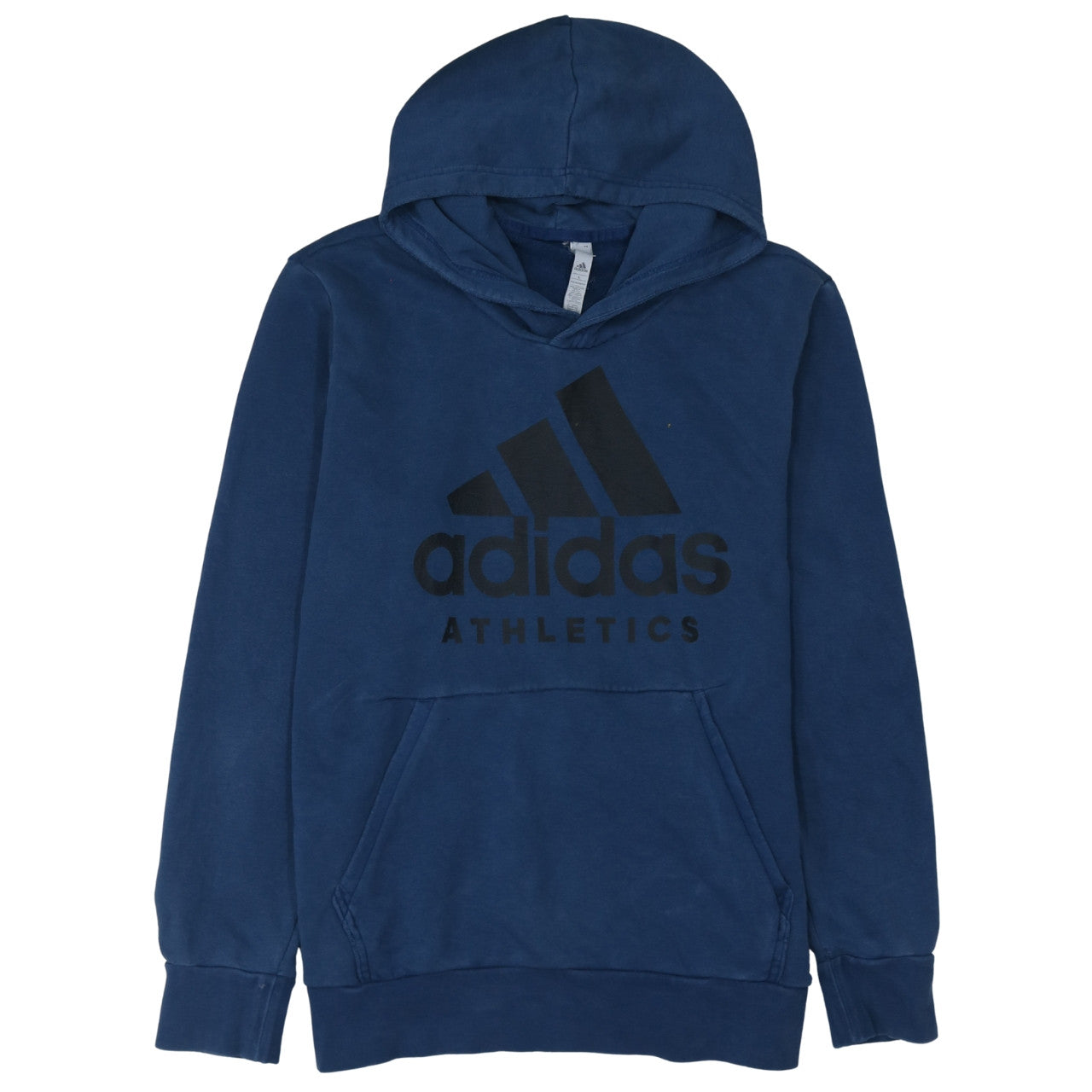 Mens UK Size L adidas Blue Pullover Hoodie
