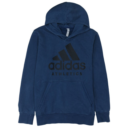 Mens UK Size L adidas Blue Pullover Hoodie