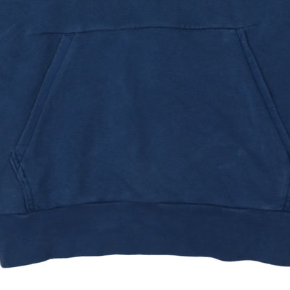 Mens UK Size L adidas Blue Pullover Hoodie