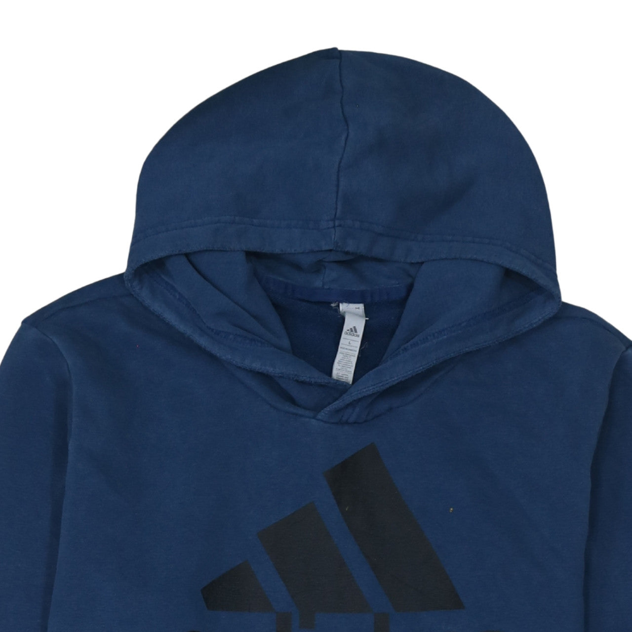 Mens UK Size L adidas Blue Pullover Hoodie