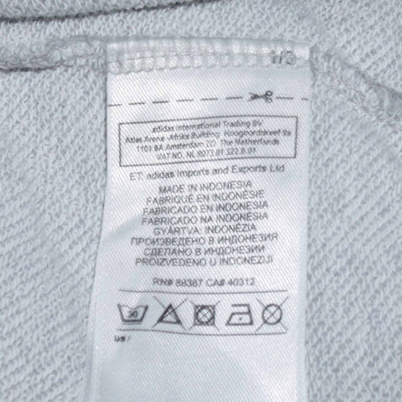 Womens UK Size XS adidas Grey Pullover Hoodie