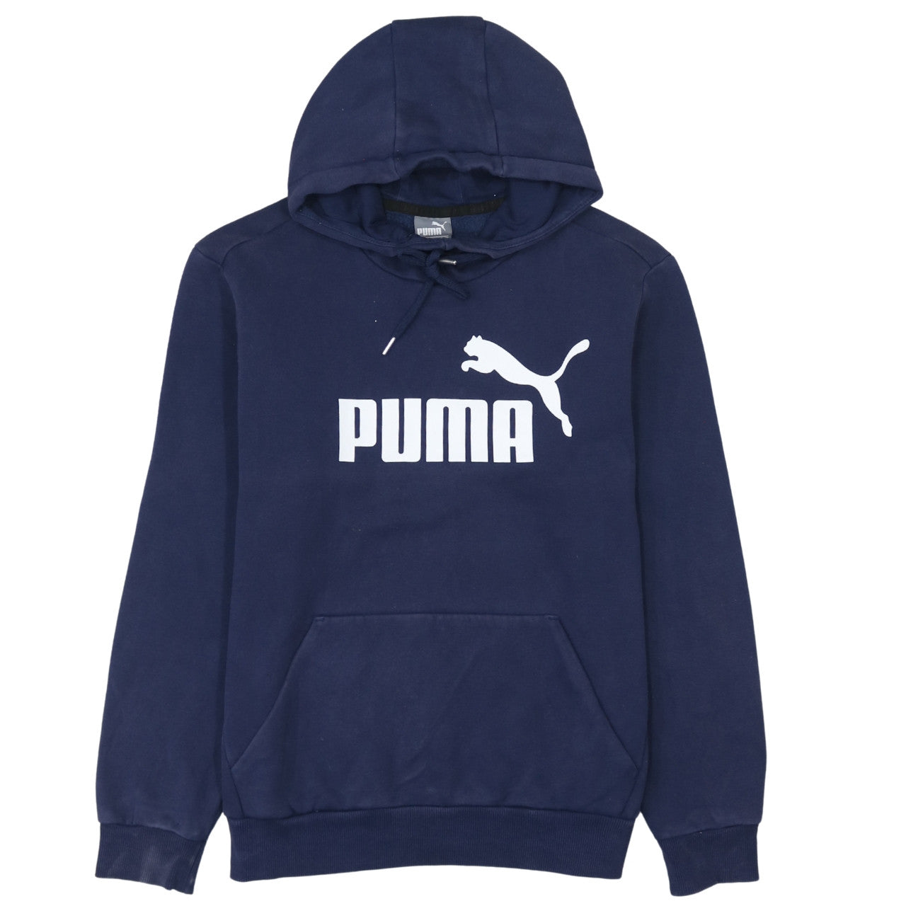 Mens UK Size S PUMA Blue Pullover Hoodie