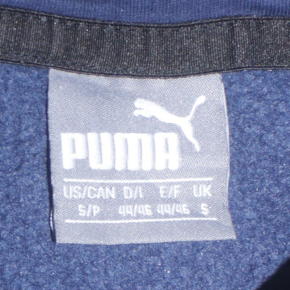 Mens UK Size S PUMA Blue Pullover Hoodie