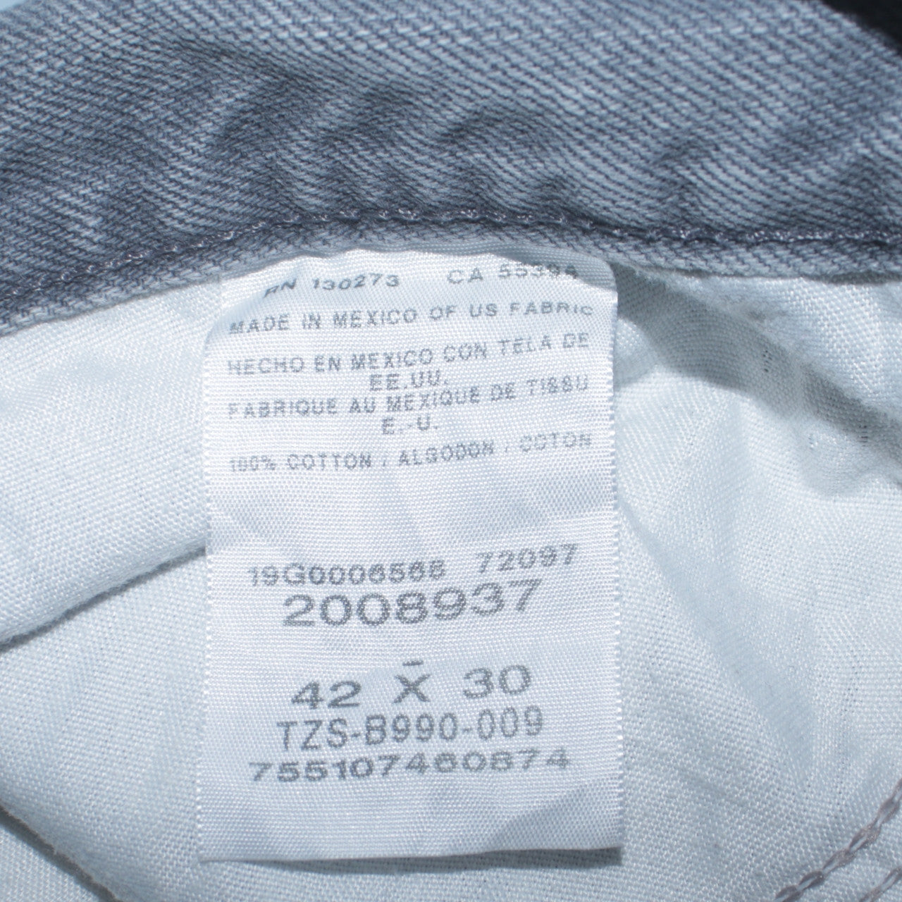 Mens UK Size 42 Lee Regular Fit Straight Jeans