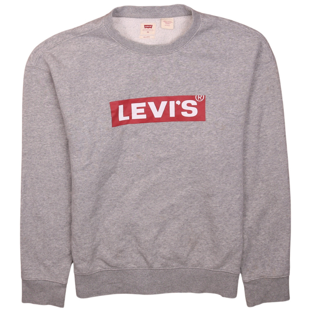 Mens UK Size XS Levi's Grey Pullover Sweatshirt