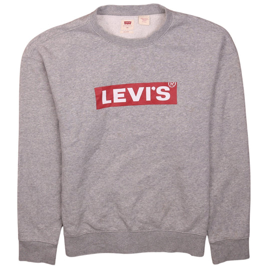 Mens UK Size XS Levi's Grey Pullover Sweatshirt