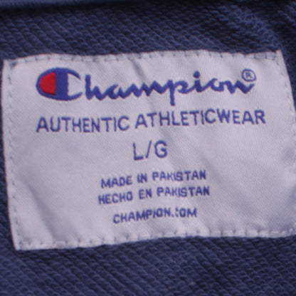 Mens UK Size L Champion Multicoloured 1/4 Zip Sweatshirt