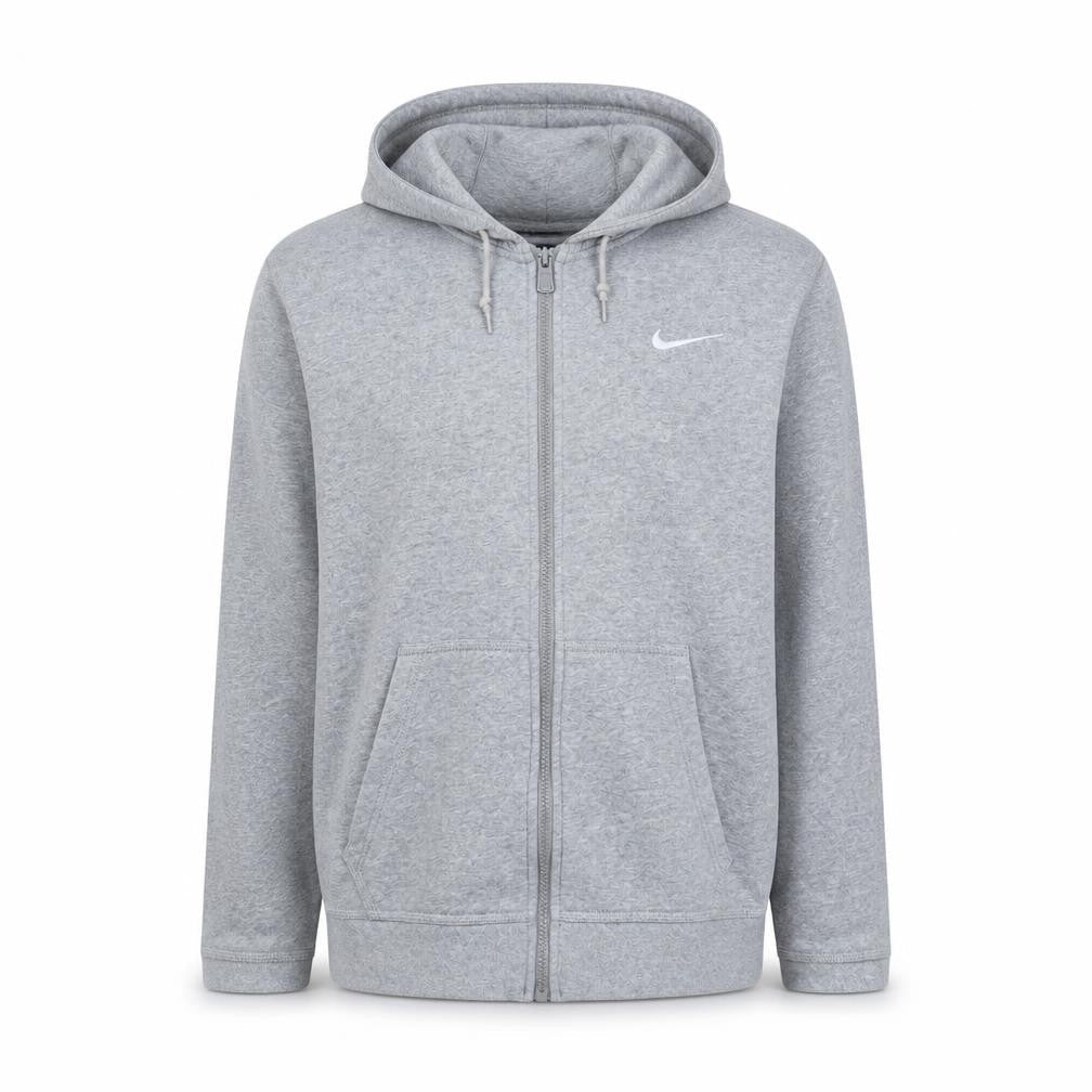 Mens UK Size S Nike Grey Full Zip Hoodie