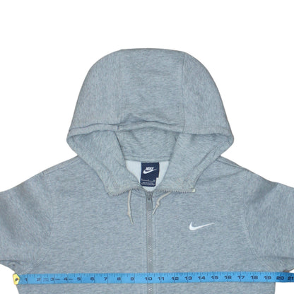 Mens UK Size S Nike Grey Full Zip Hoodie