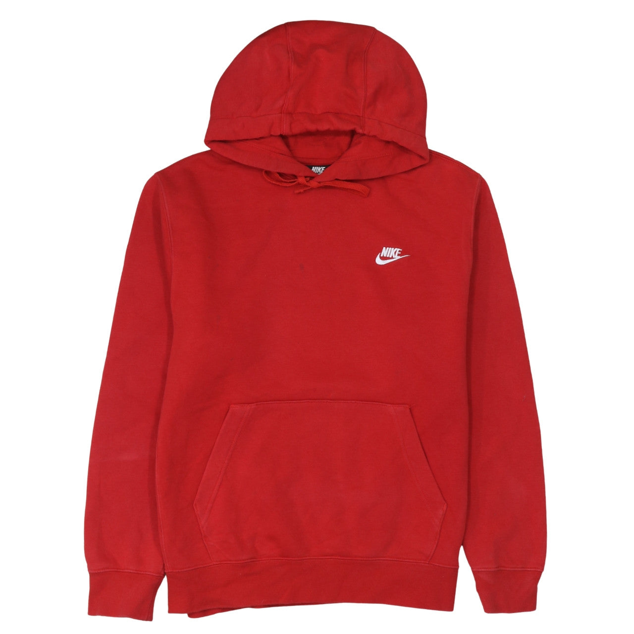 Mens UK Size M Nike Red Pullover Hoodie