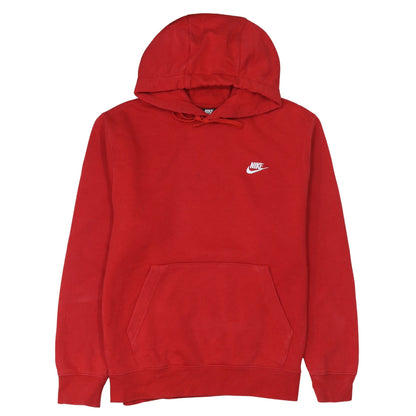 Mens UK Size M Nike Red Pullover Hoodie