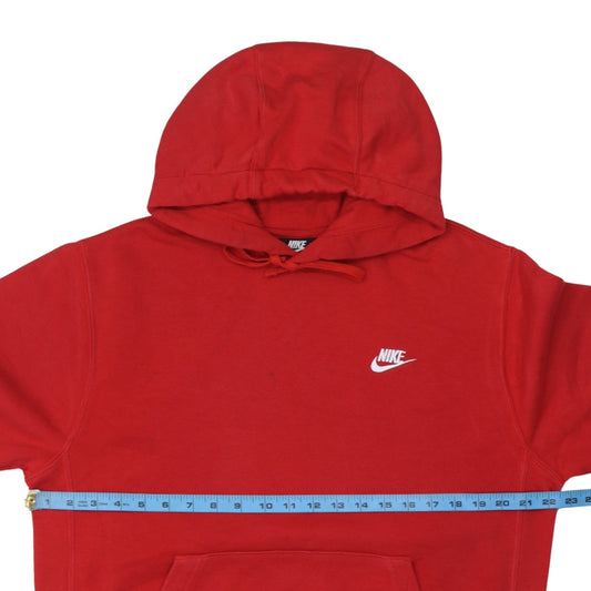 Mens UK Size M Nike Red Pullover Hoodie