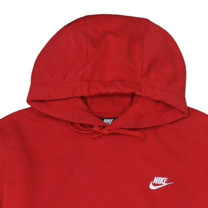 Mens UK Size M Nike Red Pullover Hoodie
