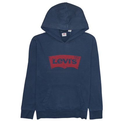 Mens UK Size S Levi's Blue Pullover Hoodie