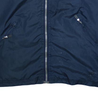 Mens UK Size 2XL adidas Blue Windbreaker Coat