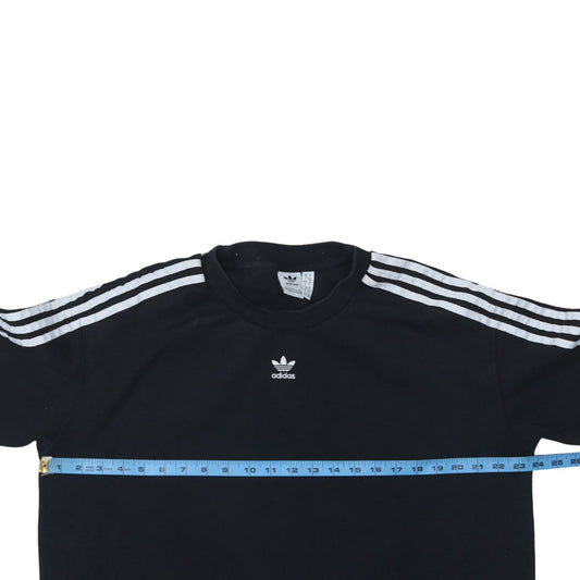 Womens UK Size 18 adidas Black Pullover Sweatshirt
