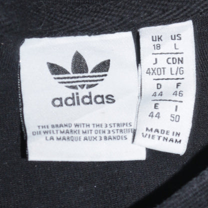 Womens UK Size 18 adidas Black Pullover Sweatshirt