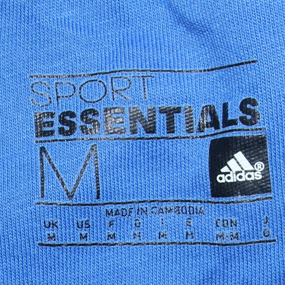 Mens UK Size M adidas Blue Pullover Sweatshirt