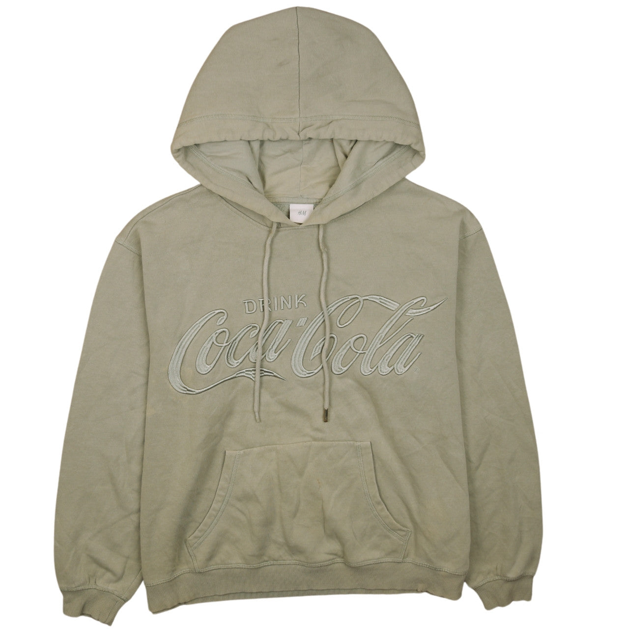 Womens UK Size L H&M Beige Pullover Hoodie