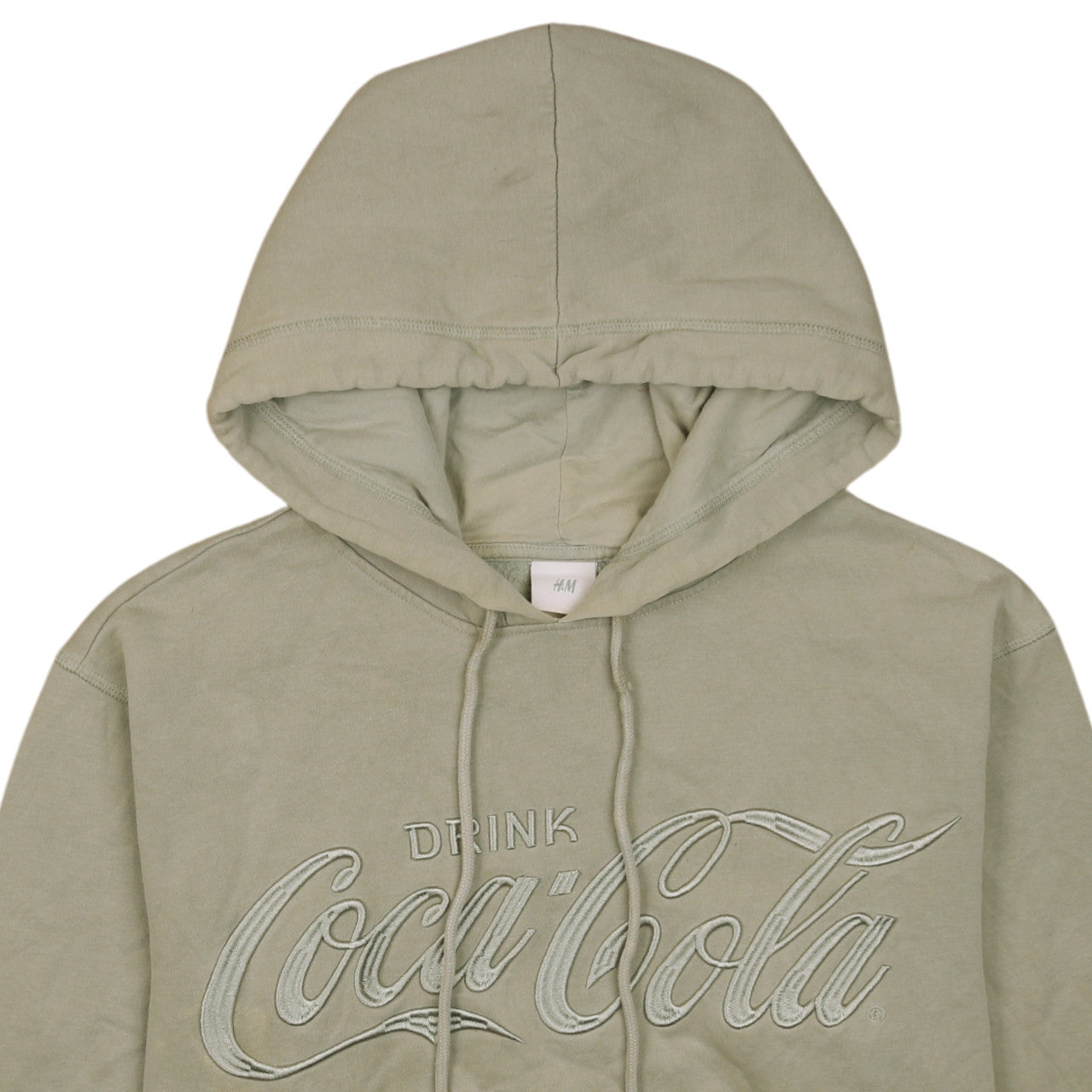 Womens UK Size L H&M Beige Pullover Hoodie