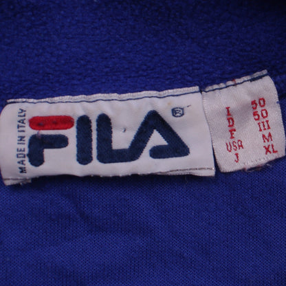 Mens UK Size L FILA Blue Pullover Sweatshirt