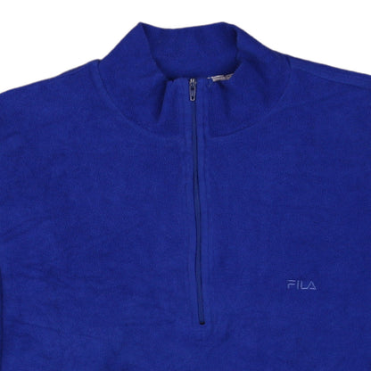 Mens UK Size L FILA Blue Pullover Sweatshirt