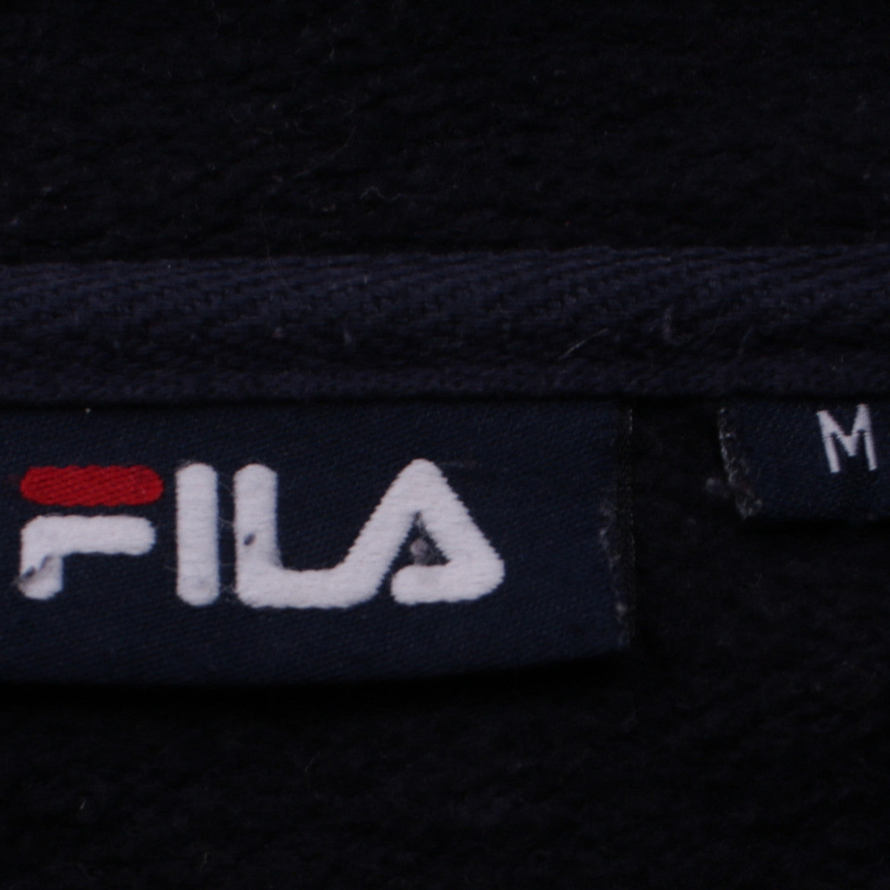 Mens UK Size M FILA Blue Full Zip Hoodie