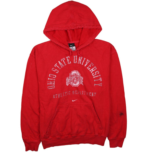 Mens UK Size M Nike Red Pullover Hoodie