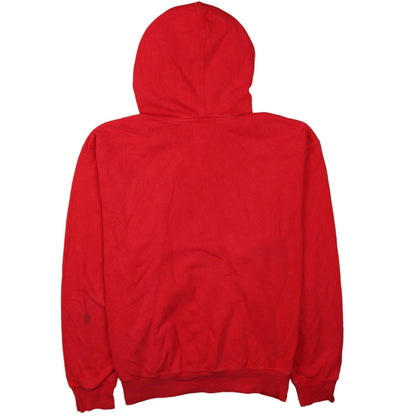 Mens UK Size M Nike Red Pullover Hoodie