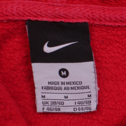 Mens UK Size M Nike Red Pullover Hoodie