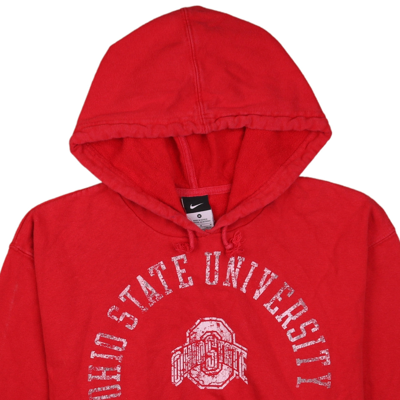 Mens UK Size M Nike Red Pullover Hoodie