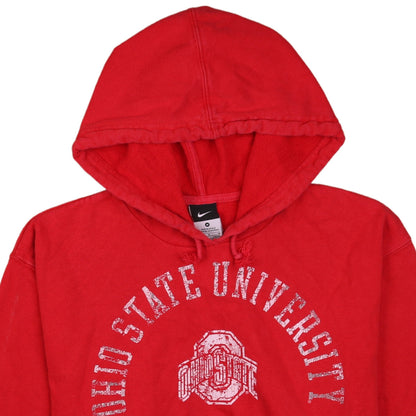 Mens UK Size M Nike Red Pullover Hoodie