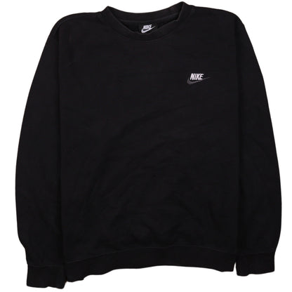 Mens UK Size M Nike Black Pullover Sweatshirt