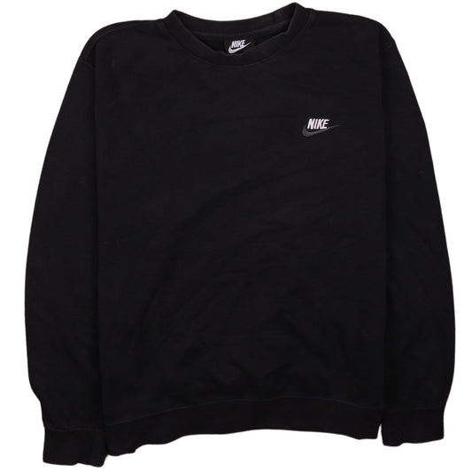 Mens UK Size M Nike Black Pullover Sweatshirt