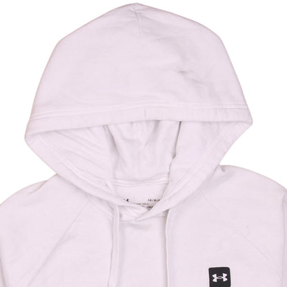 Mens UK Size L Under armour White Pullover Hoodie