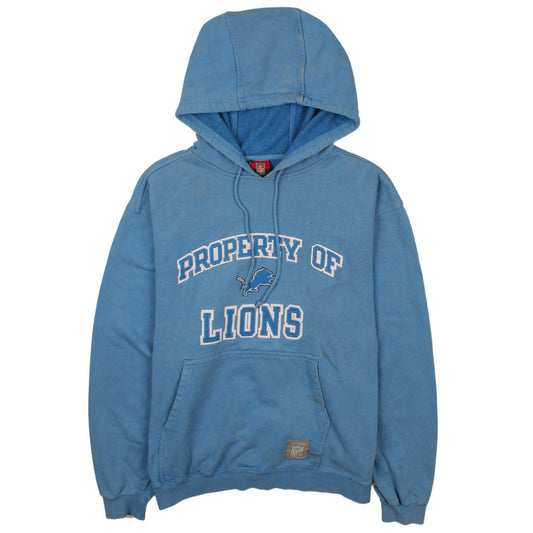 Mens UK Size M Reebok Blue Pullover Hoodie