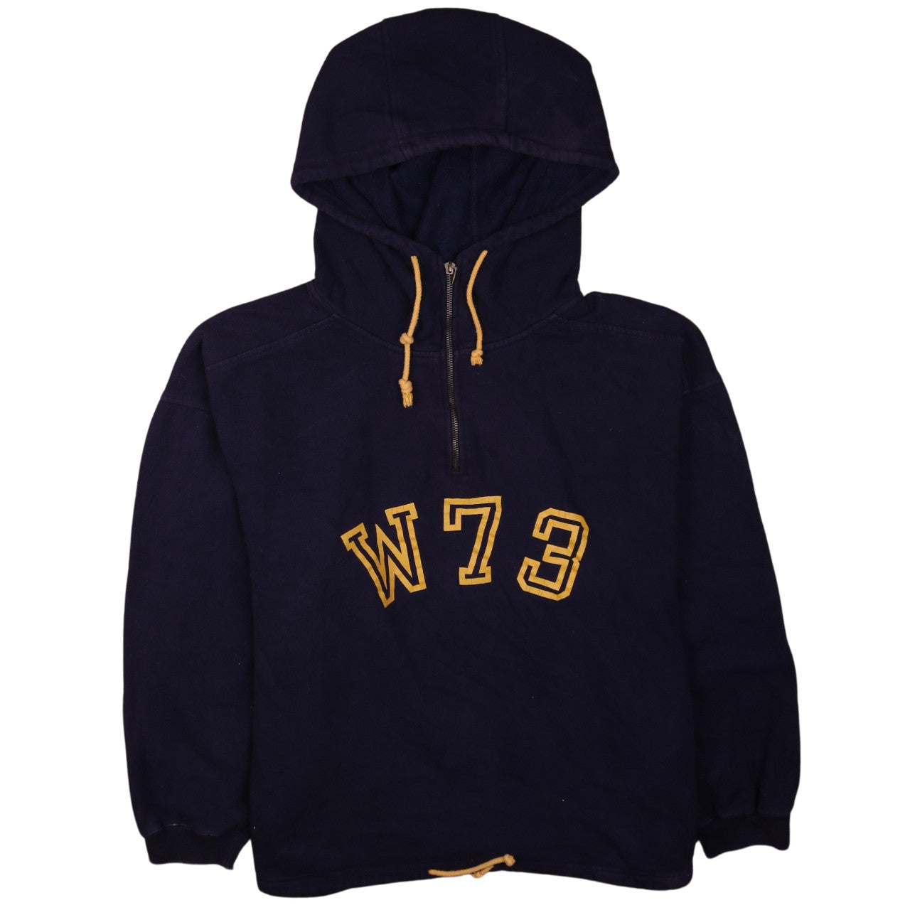 Mens UK Size L Gap Blue 1/2 Zip Hoodie