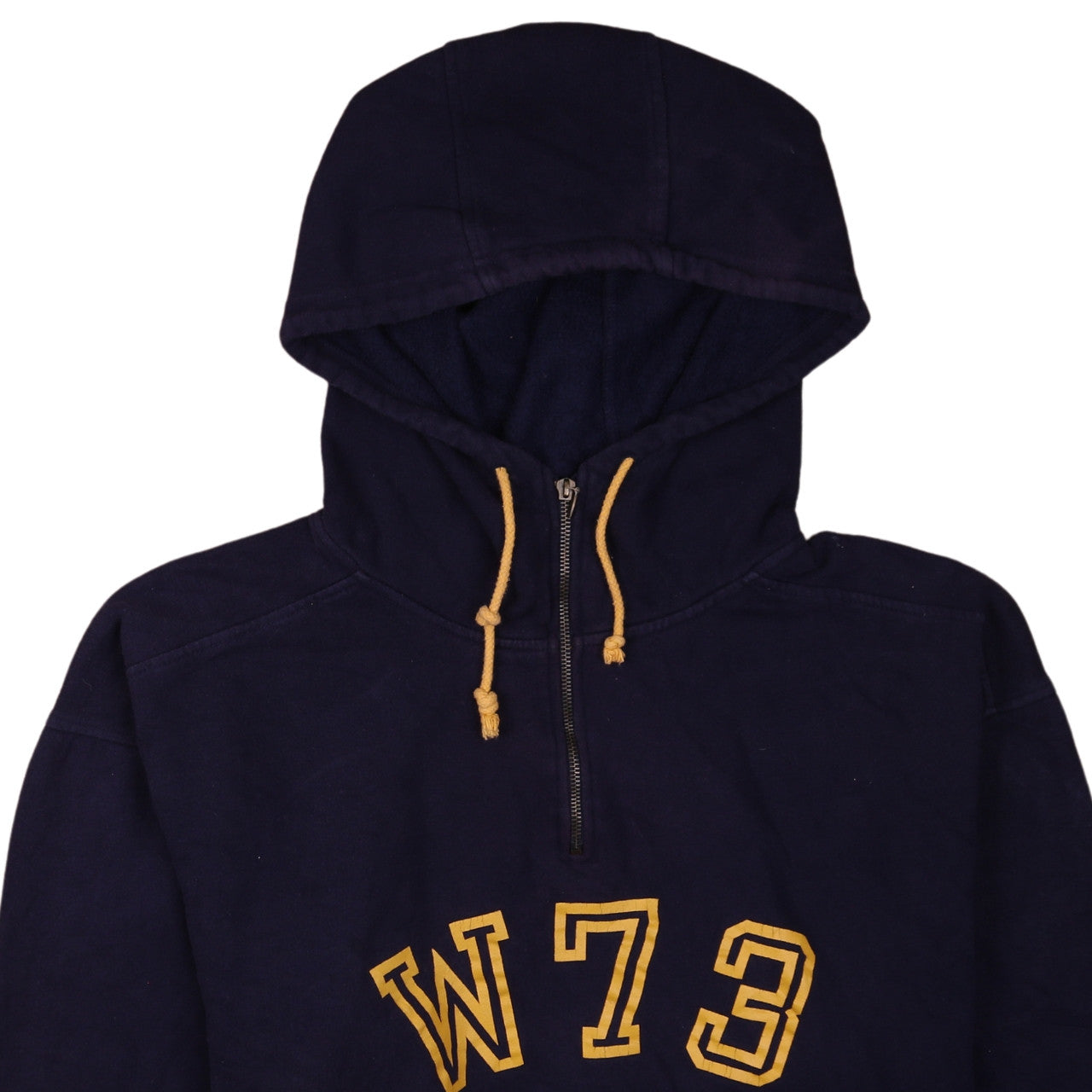 Mens UK Size L Gap Blue 1/2 Zip Hoodie