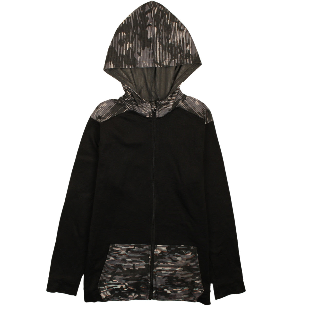 Boys UK Size XL Champion Black Full Zip Hoodie