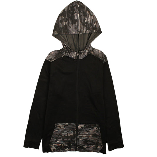 Boys UK Size XL Champion Black Full Zip Hoodie
