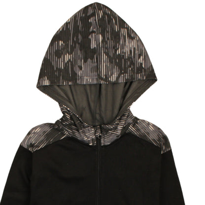 Boys UK Size XL Champion Black Full Zip Hoodie