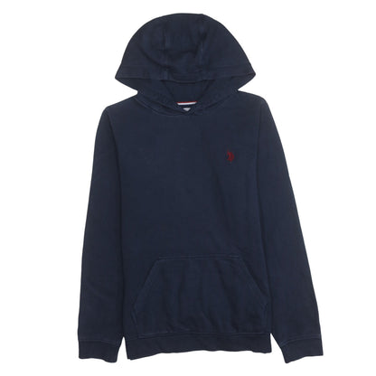 Boys UK Size 15-16 Years U.S. Polo Assn. Blue Pullover Hoodie
