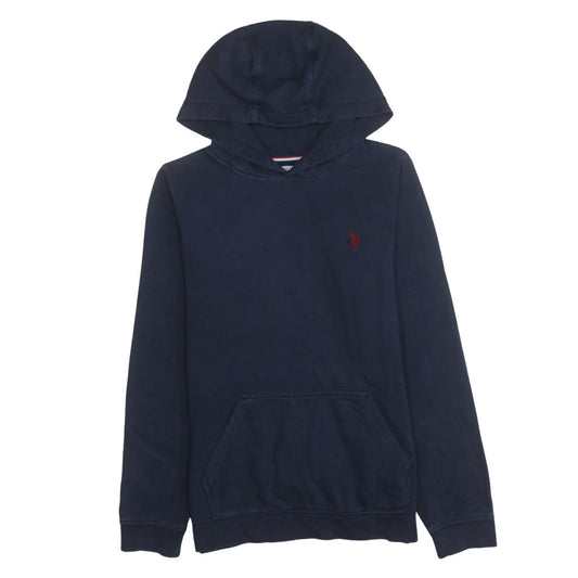Boys UK Size 15-16 Years U.S. Polo Assn. Blue Pullover Hoodie