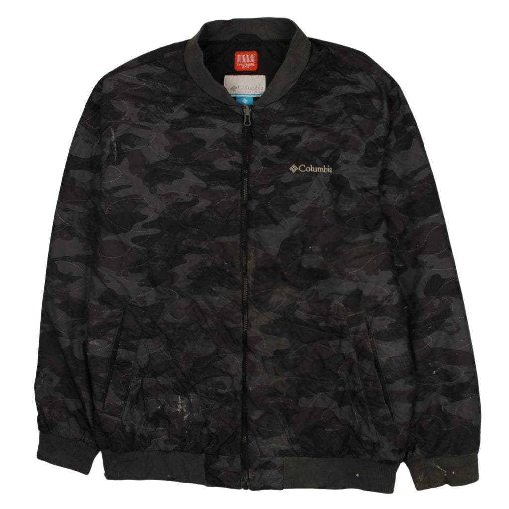 Mens UK Size XL Columbia Black Bomber Jacket