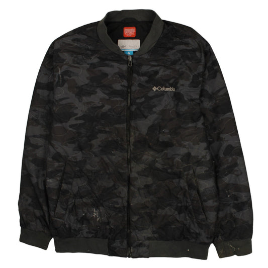 Mens UK Size XL Columbia Black Bomber Jacket